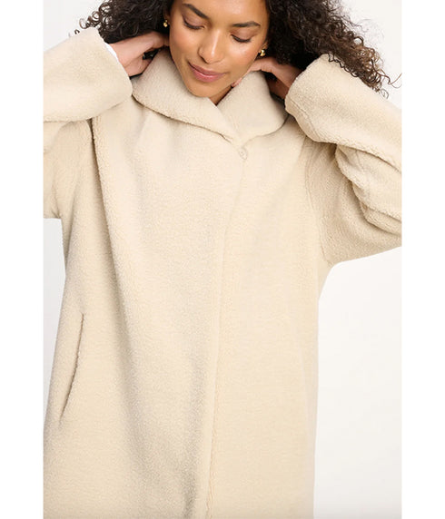 Eleanor Sherpa Coat - Sand